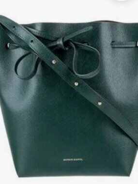 Mansur Gavriel Dark Forest Green Bucket Bag